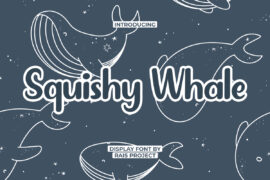 Squishy Whale Demo Font