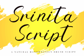 Srinita Script Font