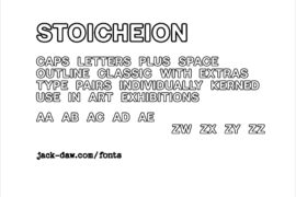 Stoicheion Font