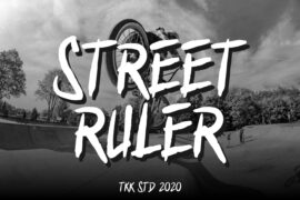 Street Ruler Font