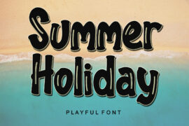Summer Holiday – Personal Use Font