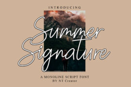 Summer Signature Font