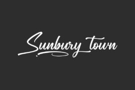 Sunbury Town Demo Font