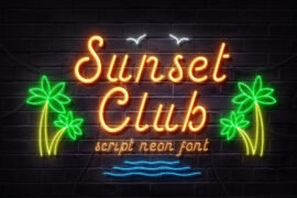 Sunset Club Free Trial Font