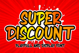 SUPER DISCOUNT Font