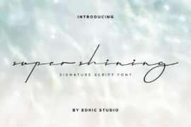 Super Shining Demo Font