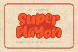 SuperPlayon Font