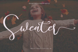 Sweater Script Font Family
