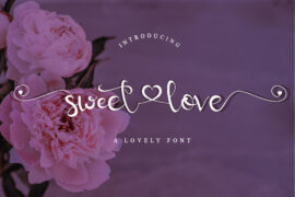 sweetlove – Personal Use Font