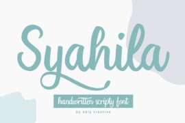 Syahila demo Font