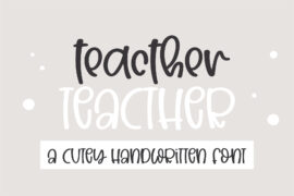 Teacher Font