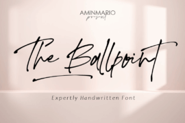 The Ballpoint Font