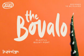 The Bovalo FREE Font