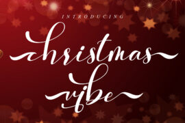 The Christmas Vibe Font