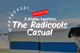 The Radicools Casual Font Family
