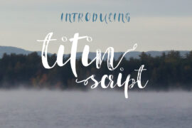 titin script Font