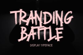 TRANDING BATTLE Font