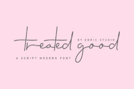 Treated Good Demo Font