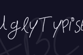 UglyTypist Font