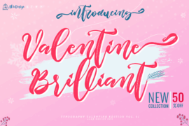 Valentine Brilliant Font Family