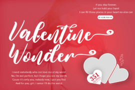 Valentine Wonder Font Family