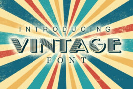 Vintage Font