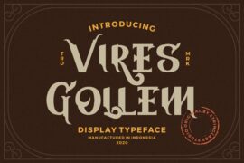 Vires Gollem Font