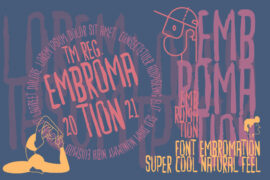 vtks embromation Font