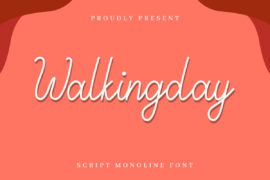 Walkingday Demo Font
