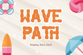 Wave Path – Personal Use Font