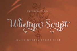 Whetiya Script Font
