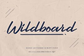 Wildboard Demo Font