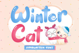Winter Cat Font