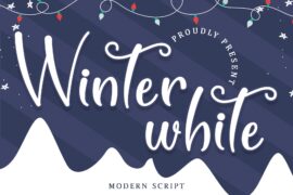 Winter White – Personal Use Font