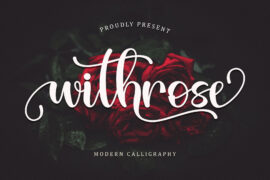 Withrose – Personal Use Font