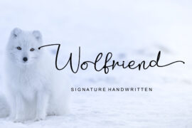 Wolfriend – Personal Use Font