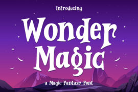 Wonder Magic Free Trial Font