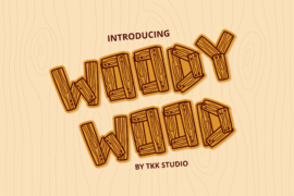 Woody Wood DEMO Font