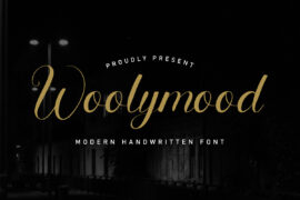 Woolymood Demo Font