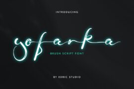 Yofanka Demo Font