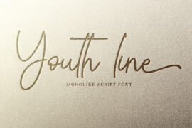Youth line – Personal Use Font