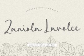 Zaniola Lavolce Font
