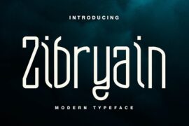 Zibryain demo Font