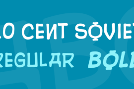 10 Cent Soviet Font Family