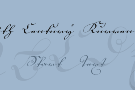 18th Century Kurrent Font Family