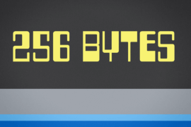 256 Bytes Font