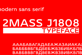 2MASS J1808 Font Family