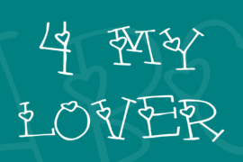 4 my lover Font