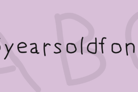 5yearsoldfont Font