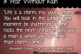 A Year Without Rain Font